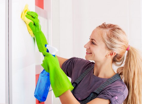 Professional deep cleaning team working in a modern home in Alderley