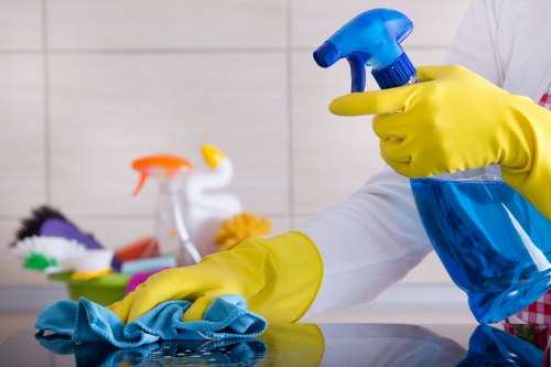 Professional deep cleaning service in a modern Doolandella home