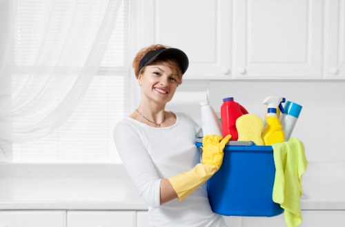 Professional deep cleaning team in Northbridge at work