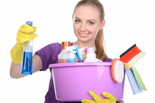 Clean and sanitized bathroom after deep cleaning